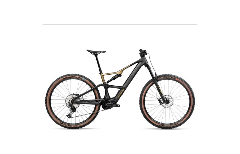 Orbea El MTB Rise SL H20 Diamond Black/Splash Olive Green