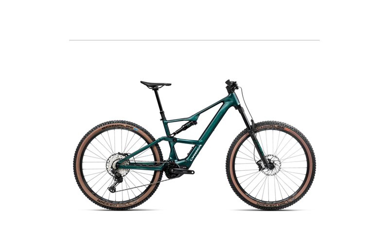 Sähkömaastopyörä Orbea Rise SL H20 Escape Green/Splash Ice Green