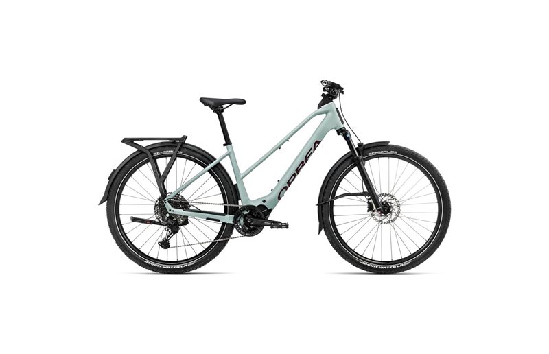 Orbea Elcykel Hybrid Kemen Adv 20 Mid Blue Stone/Brugundy