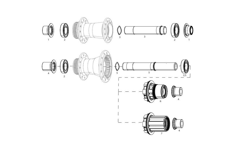 Vapaaratas Zipp Freehub Body for ZR1 Hub SRAM XDR