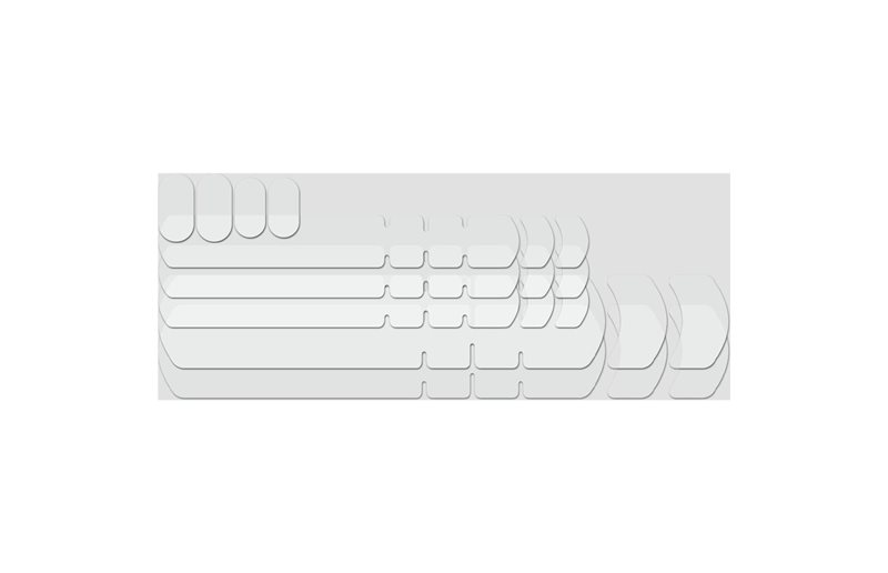 Lizard Skins Runkosuoja Frame Kit - Clear