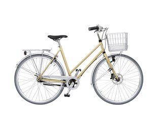 Skeppshult Hybridcykel Favorit Dame 7-Vxl Bleg Sol