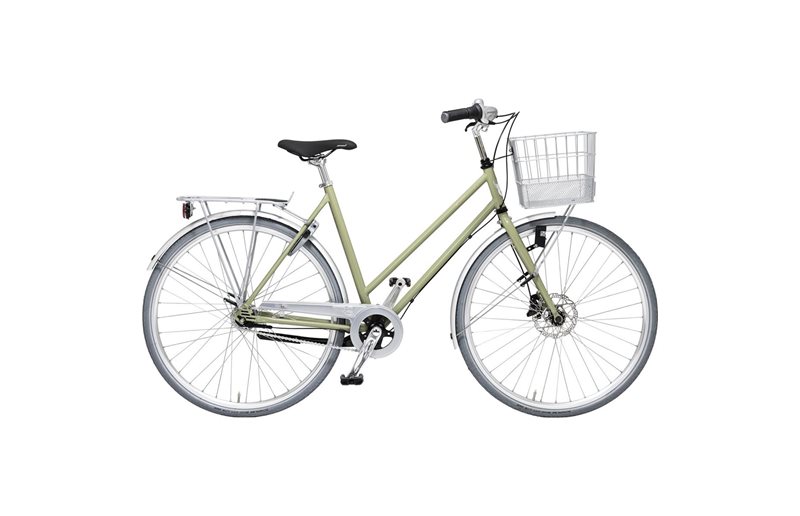 Naisten hybridipyörä Skeppshult Favorit 7-vaihteinen Jäkälä