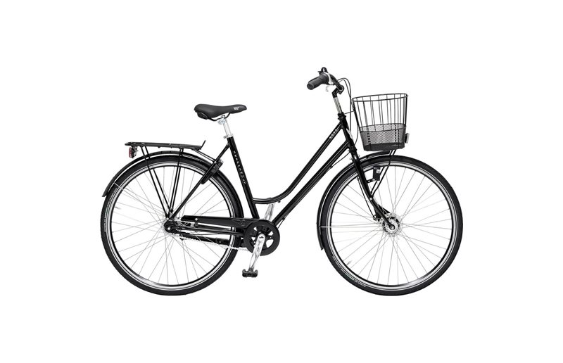 Skeppshult Damcykel Nova 7-Vxl Spegelsvart