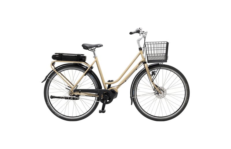 Naisten sähköpyörä Skeppshult Nova Premium 7-vaihteinen Vaalea Persikka