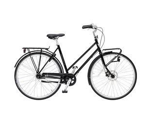 Skeppshult Damcykel Populär 7-Vxl Spegelsvart