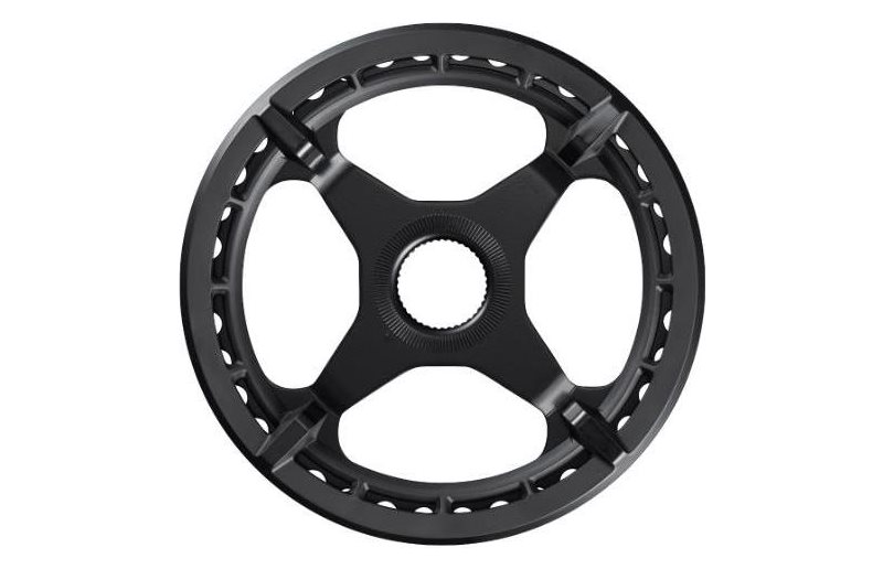 Shimano Drev STePS SM-CRE50 38T med Kædeskærm Grå