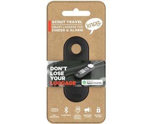 Knog Bagagealarm og Sporing Scout Travel Sort