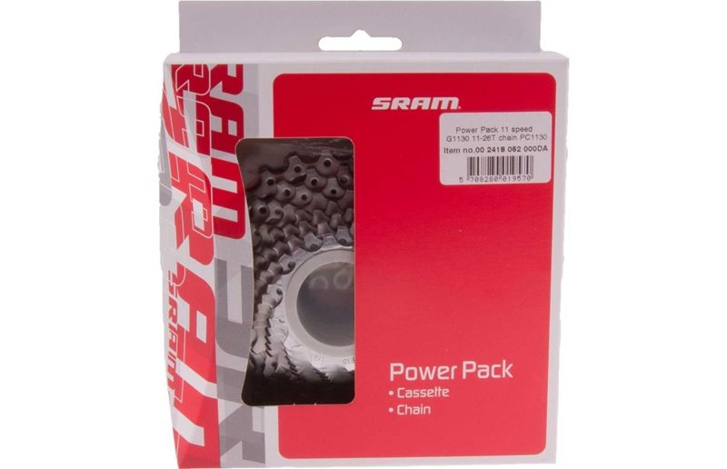 Kasetti+Ketju SRAM Power Pack PG-1130/PC-113011-vaihteinen 11-28T