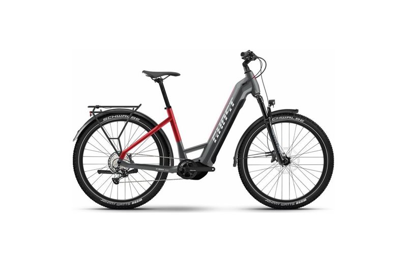 Naisten sähköpyörä Ghost E-Teru B Pro EQ Low Black/Red