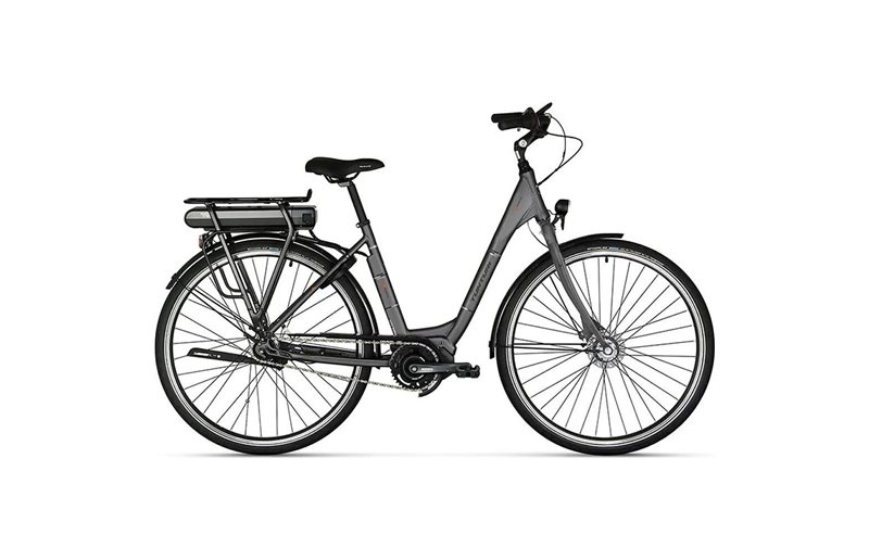 Naisten sähköpyörä Tunturi eForte Matt Grey/Orange