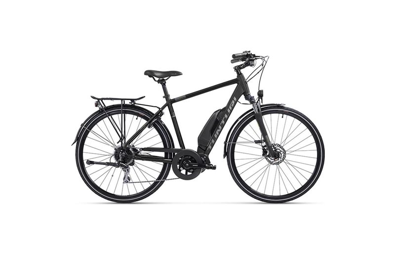 Tunturi Elcykel Hybrid eMotion Herr Matt Black/Chrome