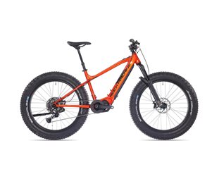 Fatbike sähköpyörä Rock Machine Vyöry E90 S Mettalic Orange/Black