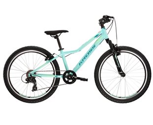 Kross Barncykel Lea Jr 1.0 24" Aquamarine/Green/Mint