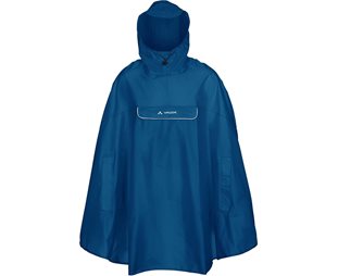 Vaude Cykeljacka Valdipino Poncho Radiate Blue