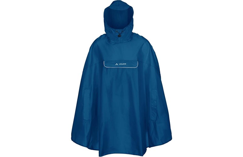 Vaude Pyöräilytakki Valdipino Poncho Radiate Blue
