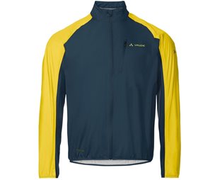 Vaude Cykeljakke Herre Drop Jacket III Dark Sea/Gul