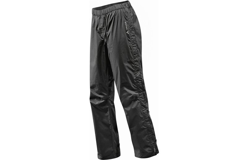 Vaude Pyöräilyhousut W Fluid Full-Zip Pants S/S Black