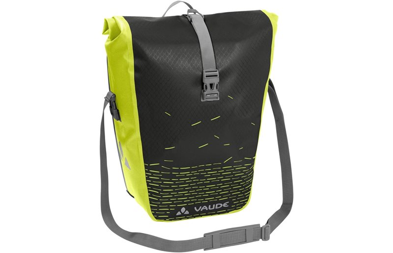 Vaude Polkupyörän laukku Aqua Back Print Single Black/Bright Green
