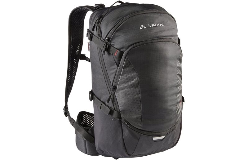 Pyöräilyreppu selkäpanssarilla VAUDE Moab Pro 22L II Musta