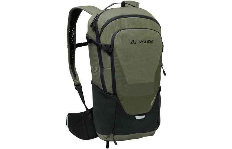 Pyöräilyreppu VAUDE Moab 15 II Cedar Wood + tasku juomarakolle