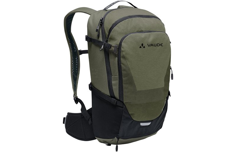Pyöräilyreppu VAUDE Moab 20 II Cedar Wood + tasku juomarakolle