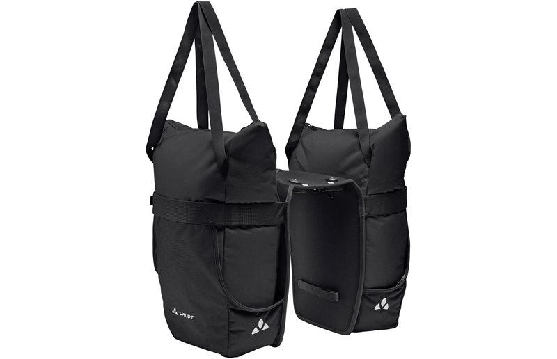 Vaude Cykelväska Twinshopper (Uniklip 2) Black