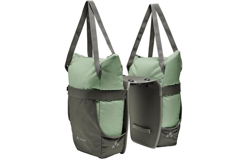 Vaude Cykelväska Twinshopper (Uniklip 2) Willow Green