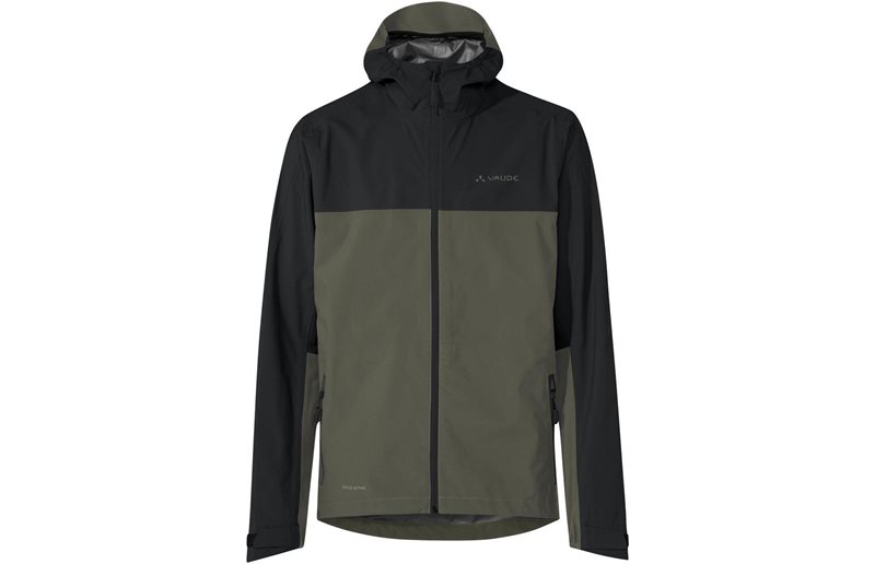Vaude Pyöräilytakki M Moab Rain Jacket Khaki Unisex