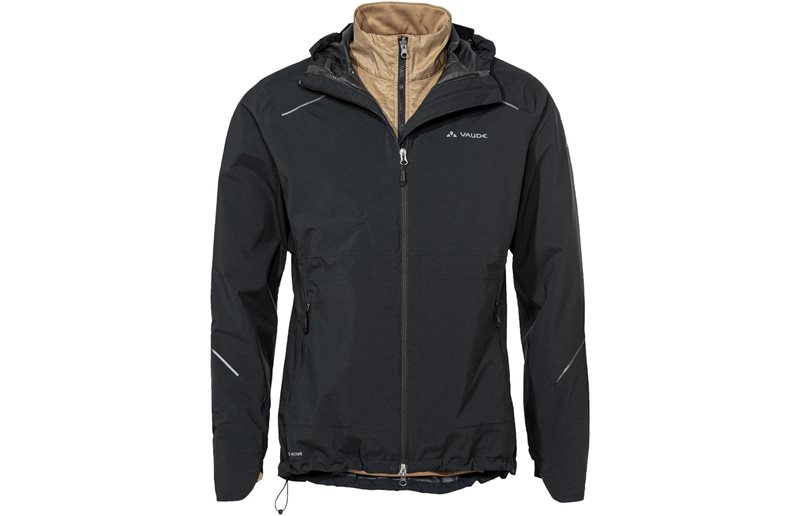 Vaude Pyöräilytakki M Yaras 3In1 Jacket Black/Oat