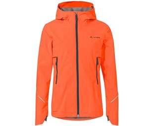Vaude Cykeljakke Dame Yaras 3-i-1 Jakke Neon Orange/Blå