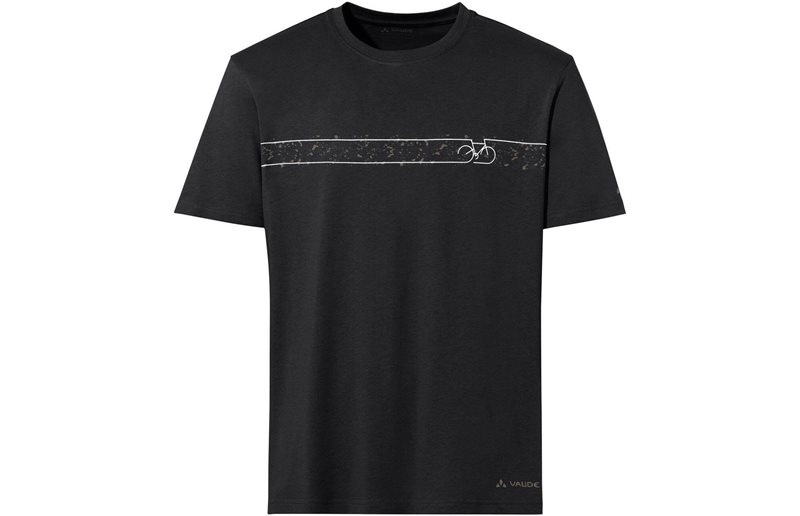 Vaude Pyöräilypaita M Cyclist T-Shirt V Black/Black