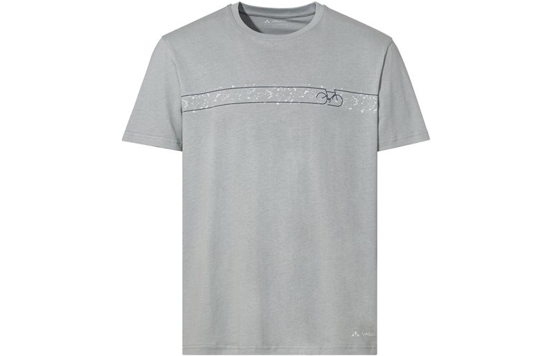 Vaude Pyöräilypaita M Cyclist T-Shirt V Pigeon Grey