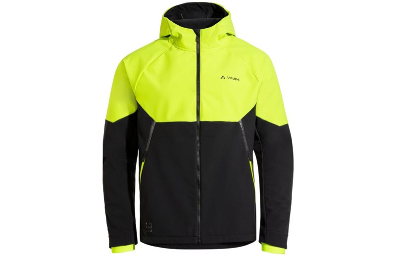Vaude Pyöräilytakki M Qimsa Softshell Jacket Neon Yellow