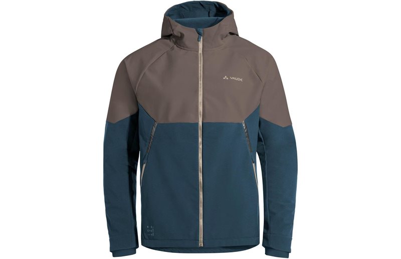 Vaude Pyöräilytakki M Qimsa Softshell Jacket Coconut/Dark Sea