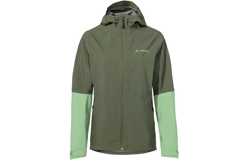 Vaude Cykeljacka Dam Moab Rain Jacket II Cedar Wood