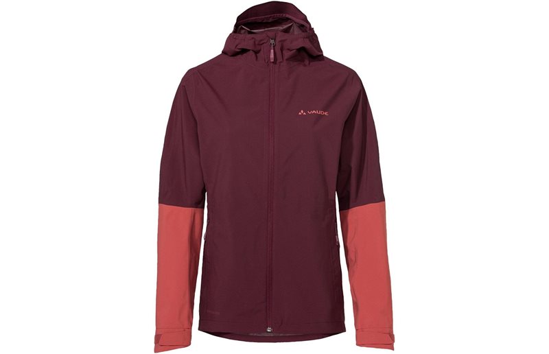 Vaude Pyöräilytakki W Moab Rain Jacket II Cassis Unisex
