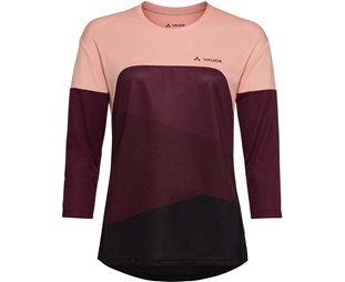 Vaude Pyöräilypaita W Moab Ls T-Shirt V Soft Rose