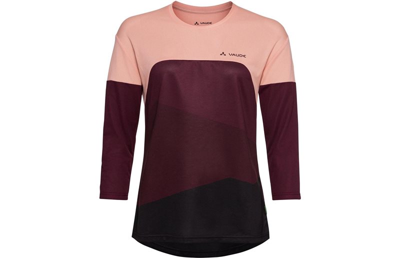 Vaude Pyöräilypaita W Moab Ls T-Shirt V Soft Rose