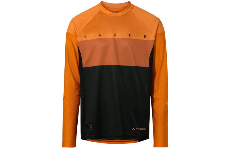 Vaude Pyöräilypaita M Moab Ls T-Shirt Vi Kurkuma