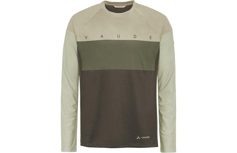 Vaude Pyöräilypaita M Moab Ls T-Shirt Vi Khaki Unisex
