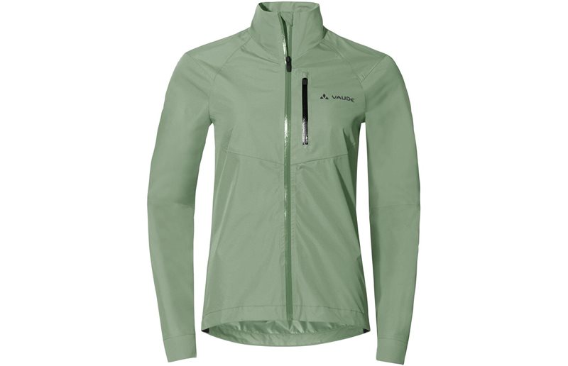 Vaude Cykeljacka Dam Kuro Rain Jacket Willow Green
