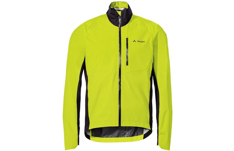 Vaude Pyöräilytakki M Kuro Rain Jacket Bright Green