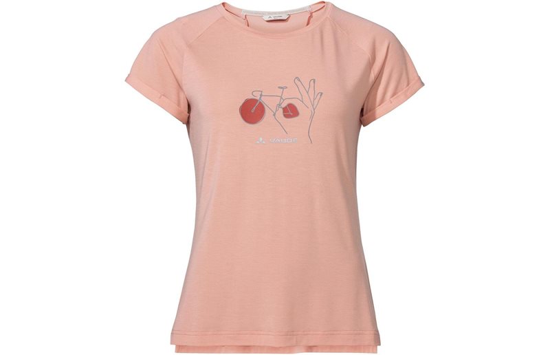 Vaude Pyöräilypaita W Cyclist 2 T-Shirt Soft Rose