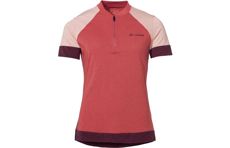 Vaude Pyöräilypaita W Altissimo Q-Zip Shirt Brick