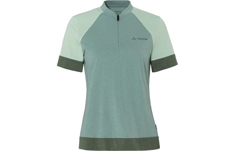Vaude Pyöräilypaita W Altissimo Q-Zip Shirt Dusty Fern