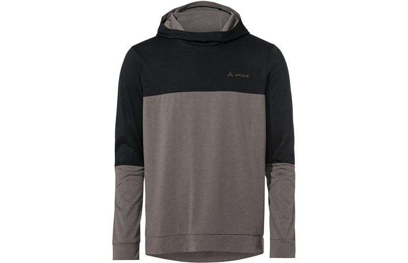 Vaude Pyöräilypaita M Qimsa Hoody Black/Coconut