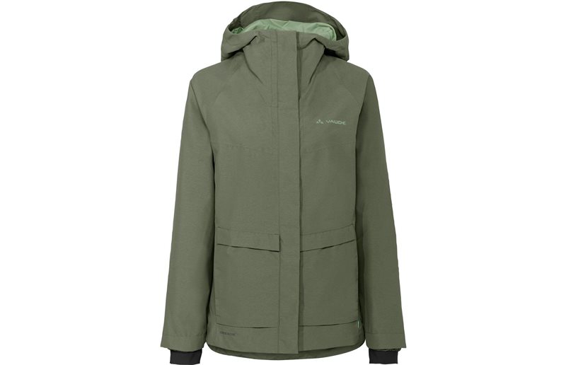 Vaude Pyöräilytakki W Comyou Pro Rain Jacket Cedar Wood