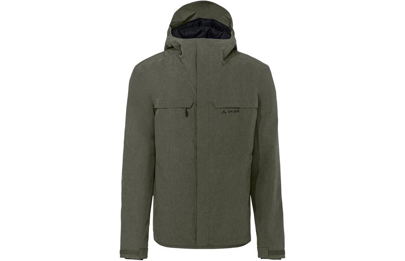 Vaude Pyöräilytakki M Yaras Warm Rain Jacket Khaki