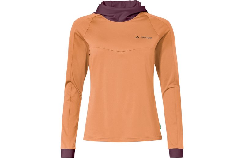 Vaude Pyöräilypaita W Qimsa Ls Shirt II Sweet Orange